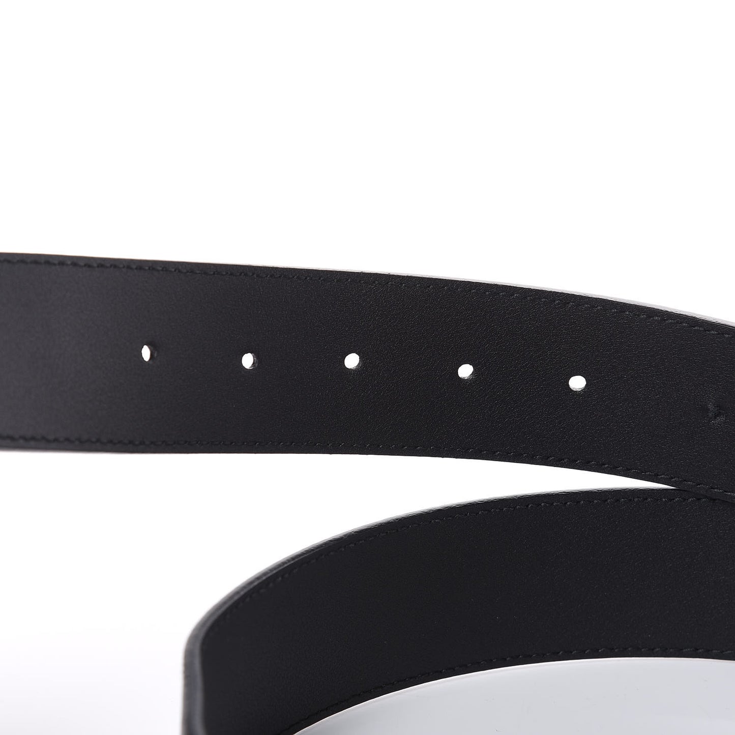 Textured Calfskin Double G 40mm Belt 85 34 Black