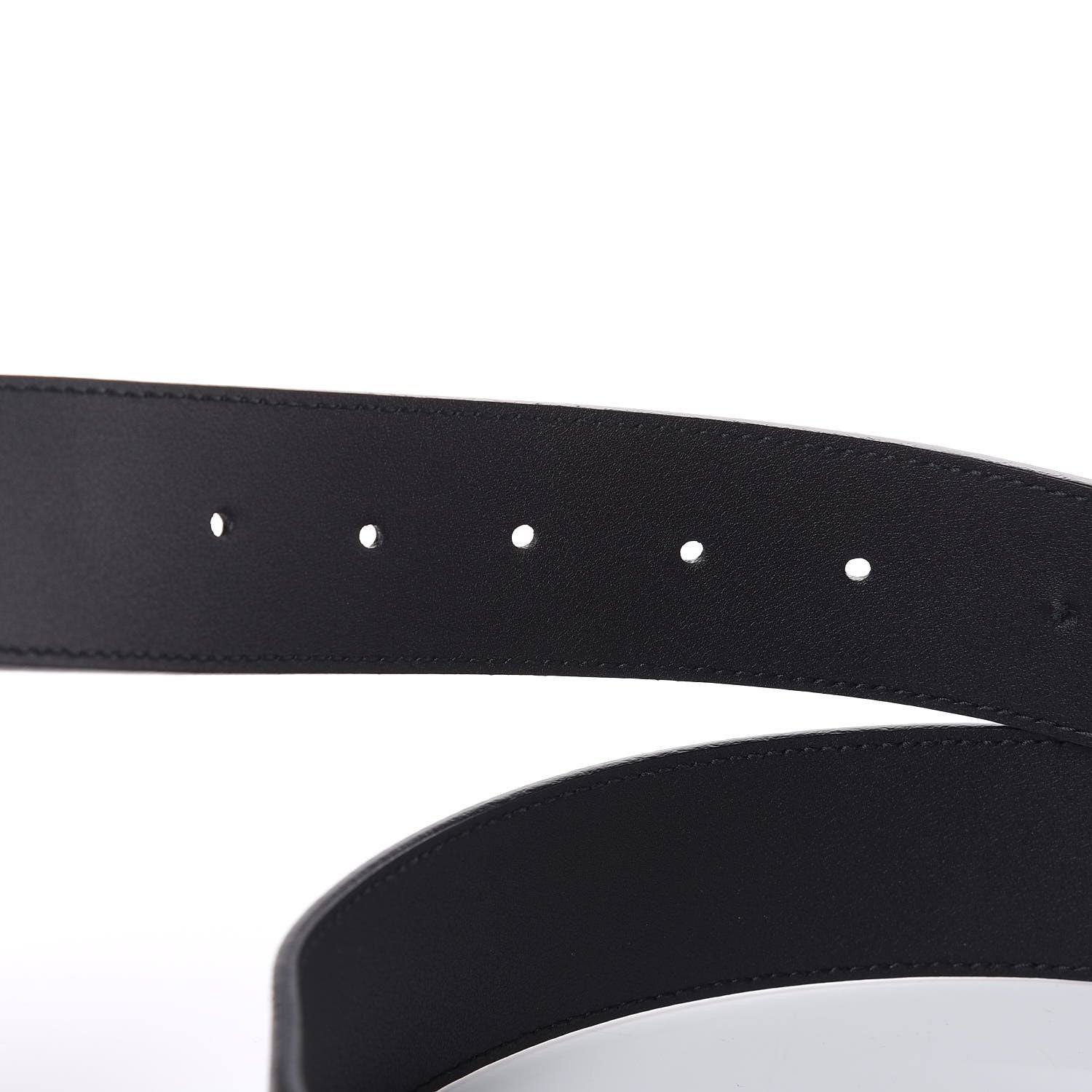 Gucci Textured Calfskin Double G 40mm Belt 85 34 Black 4 of 6