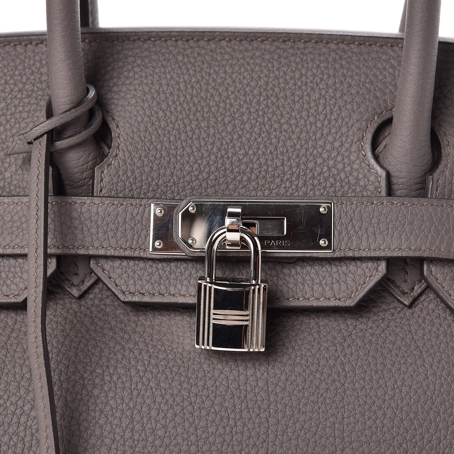 Hermes Togo Birkin 30 Etain 36 of 41