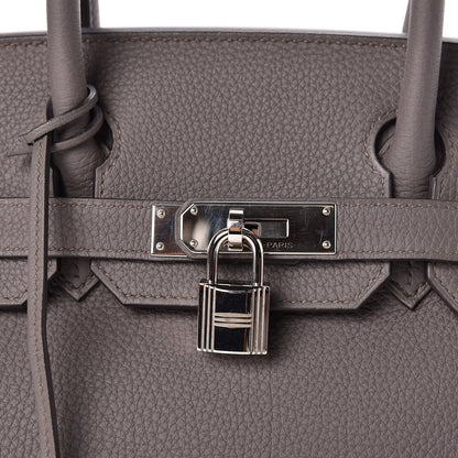 Hermes Togo Birkin 30 Etain 36 of 41