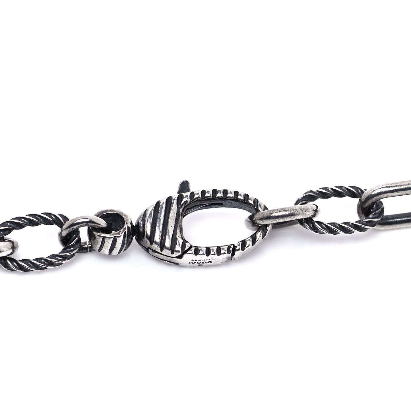 Sterling Silver Small Interlocking G Pendant Necklace