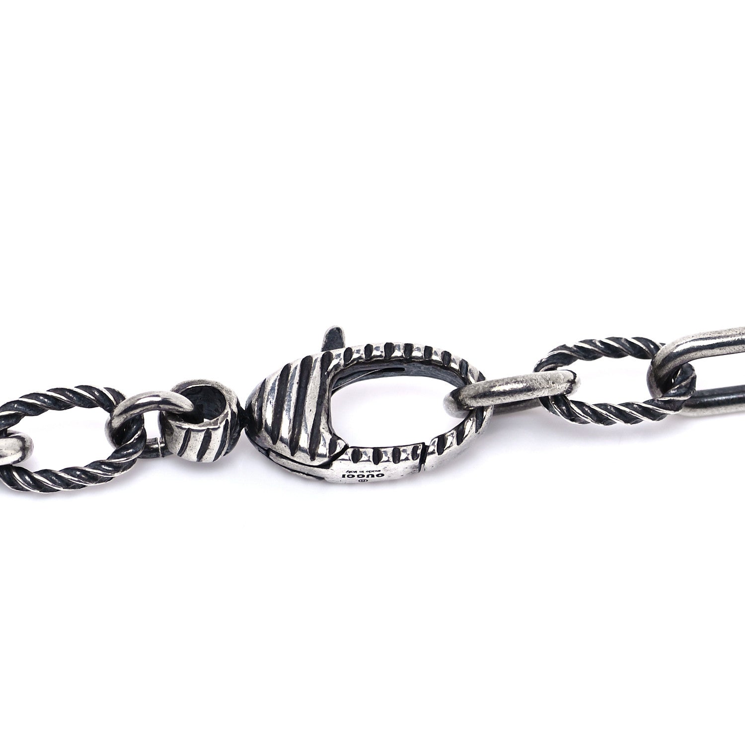 Gucci Sterling Silver Small Interlocking G Pendant Necklace 4 of 6