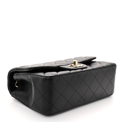 Chanel Lambskin Quilted Mini Rectangular Flap Black 5 of 11