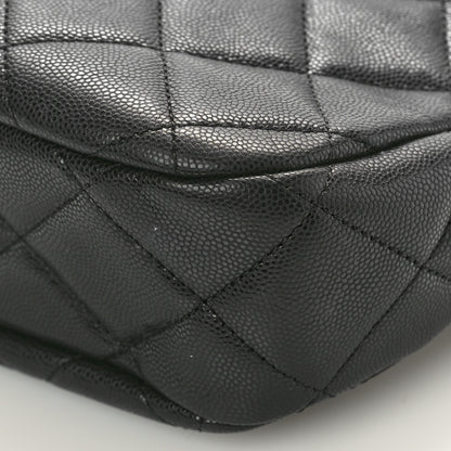 Chanel Caviar Quilted Twist Your Buttons Hobo Black 10 of 10