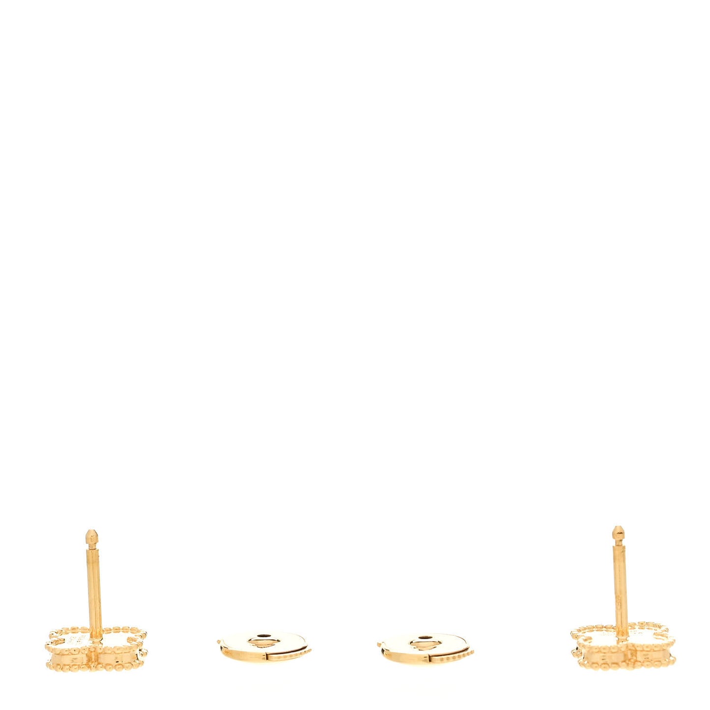 18K Yellow Gold Mother of Pearl Sweet Alhambra Earrings