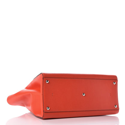 Fendi Vitello Elite Flamingo Large 3Jours Tote Papavero 4 of 13
