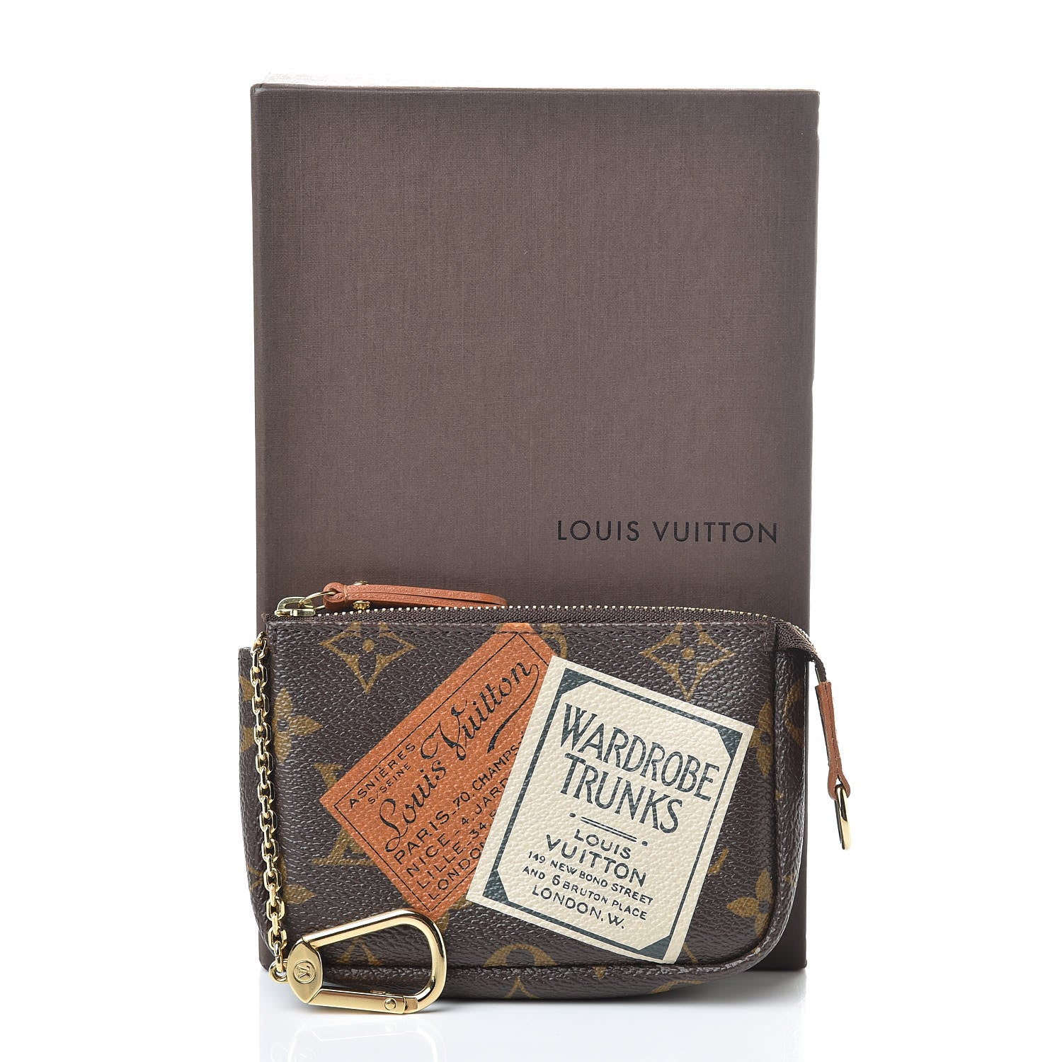 Louis Vuitton Monogram Trunks and Bags Pochette Cles Key Holder 8 of 8