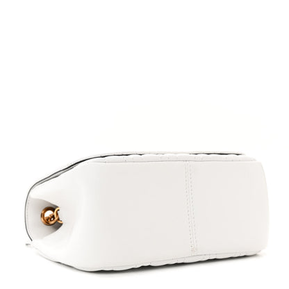 Versace Nappa Quilted Virtus Bag White 4 of 10