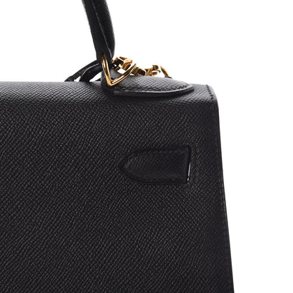 Hermes Epsom Kelly Sellier 28 Black 14 of 34