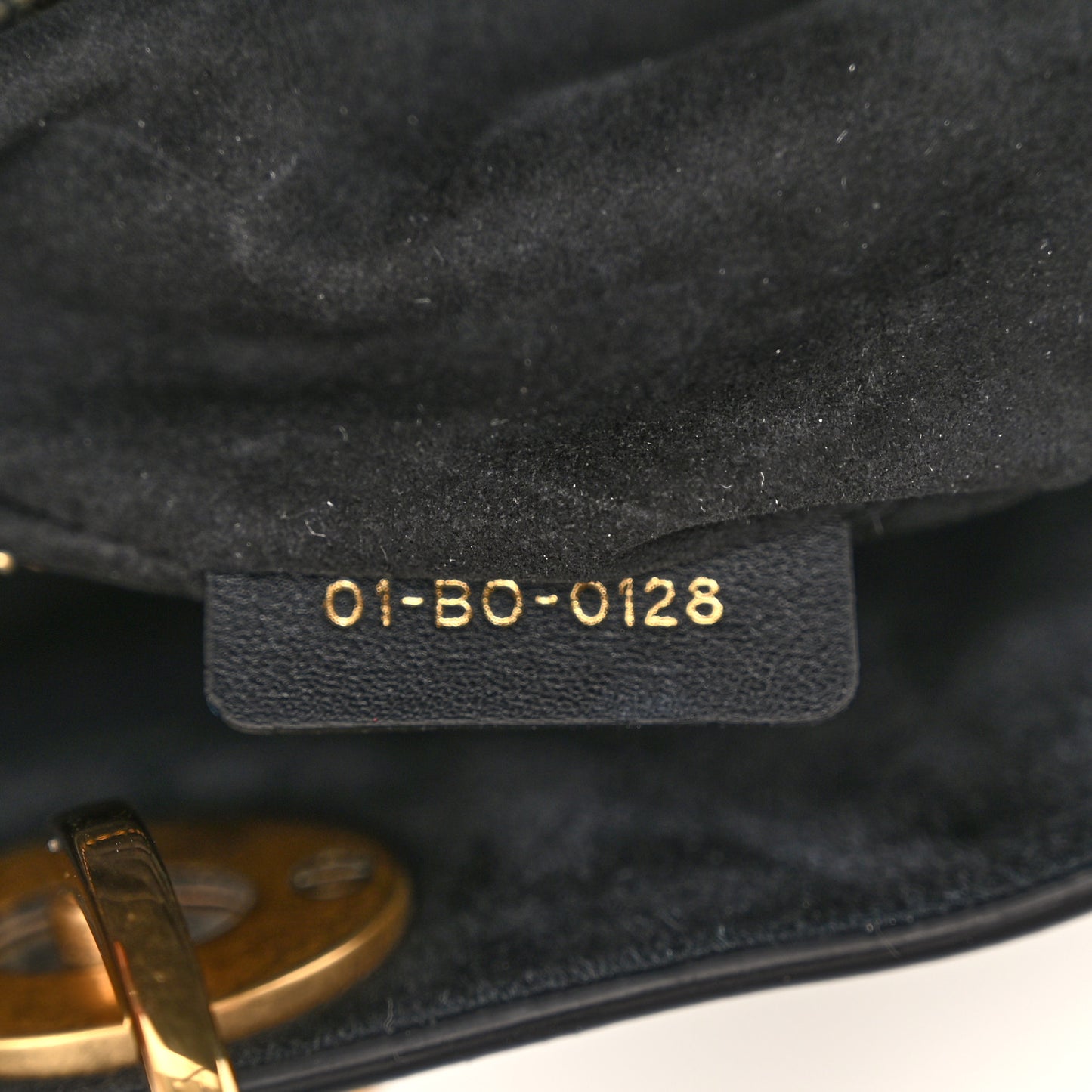 Calfskin Cannage Studded Medium Supple Lady Dior Black