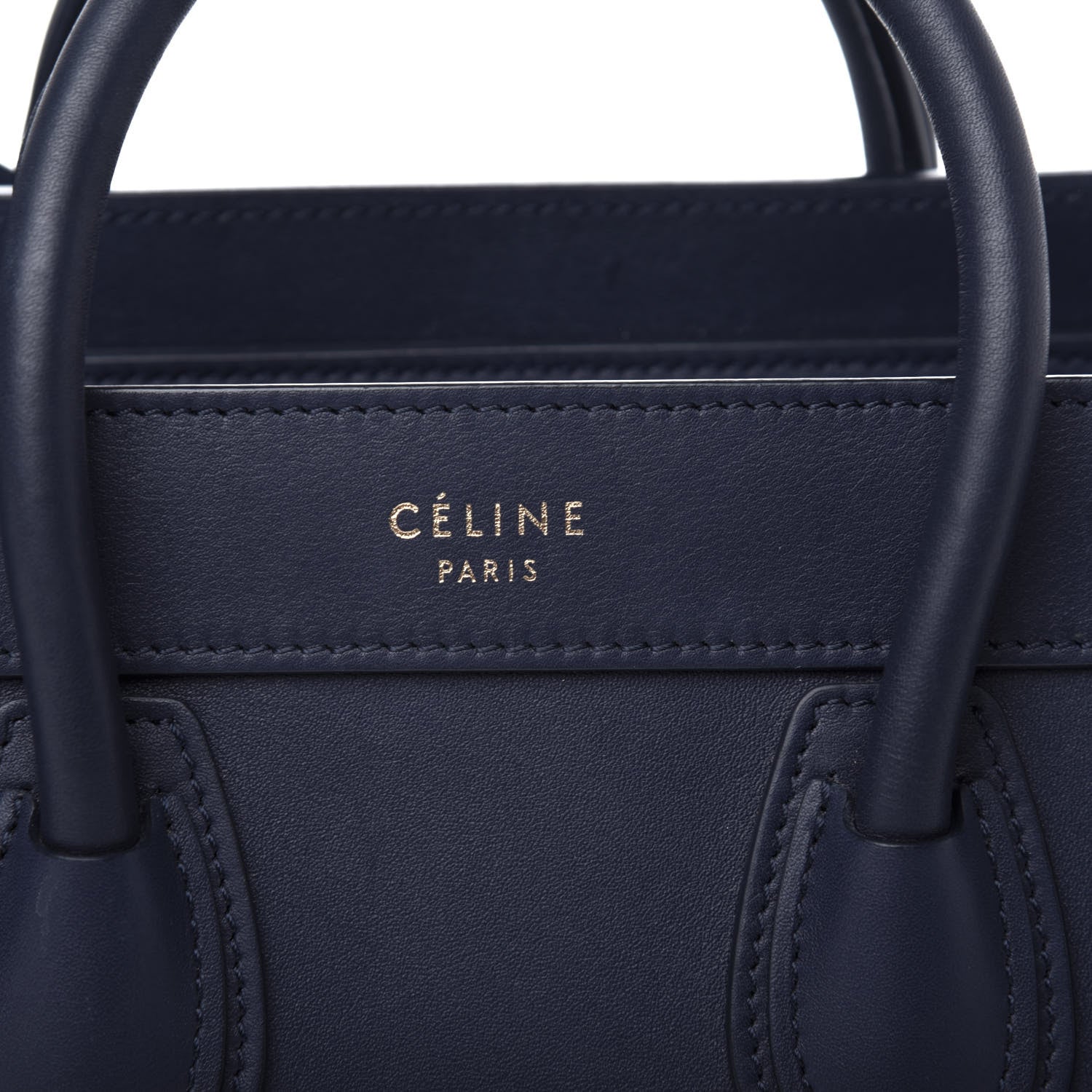 Celine Smooth Calfskin Nano Luggage Ink 9 of 9