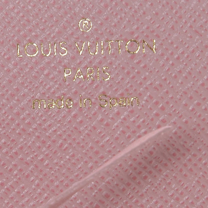 Louis Vuitton Damier Azur Rosalie Coin Purse Rose Ballerine 6 of 8