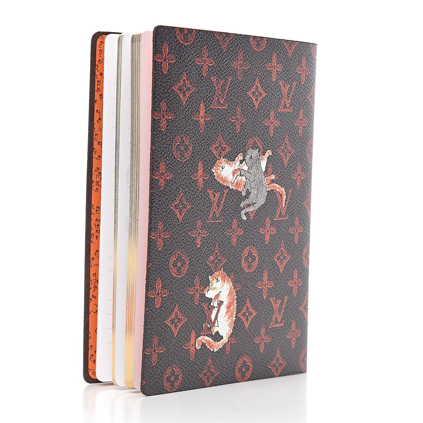 Catogram Clemence Notebook MM Marron