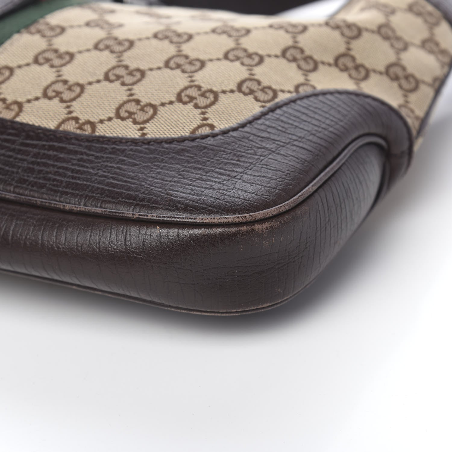 Gucci Monogram Web Jackie O Hobo Dark Brown 12 of 15