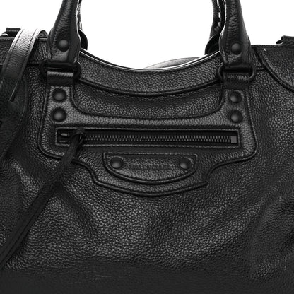 Balenciaga Grained Calfskin Black Hardware Neo Classic City Black 7 of 13