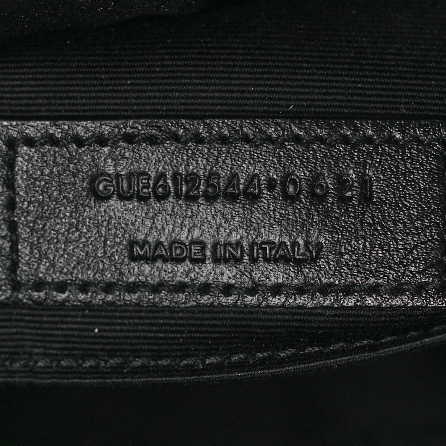 Calfskin Matelasse Monogram Lou Camera Bag Black