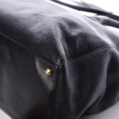 Chanel Calfskin Cerf Executive Shopper Tote Black 11 of 12