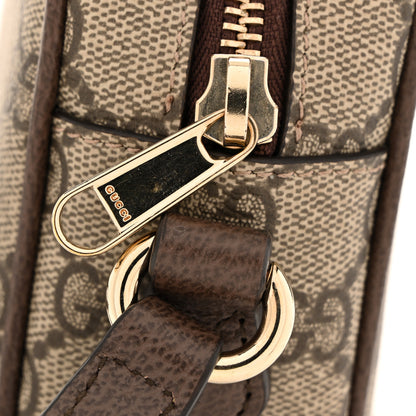 Gucci GG Supreme Monogram Web Small Ophidia Camera Bag Beige Dark Brown 13 of 13