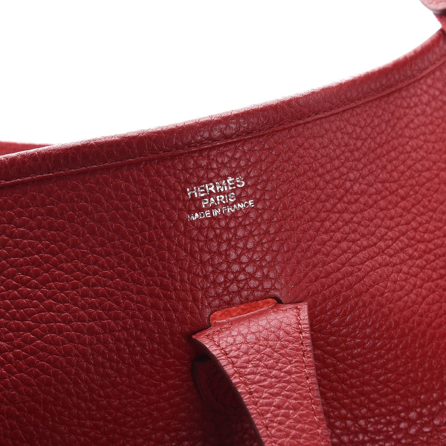 Taurillon Clemence Evelyne III PM Rouge Garance