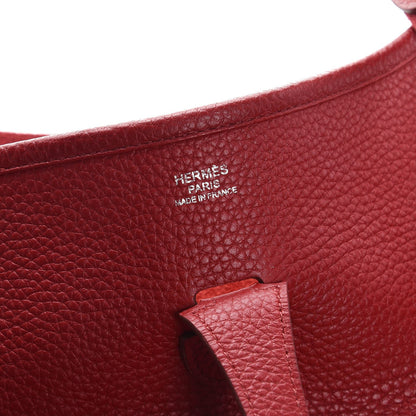 Hermes Taurillon Clemence Evelyne III PM Rouge Garance 6 of 7