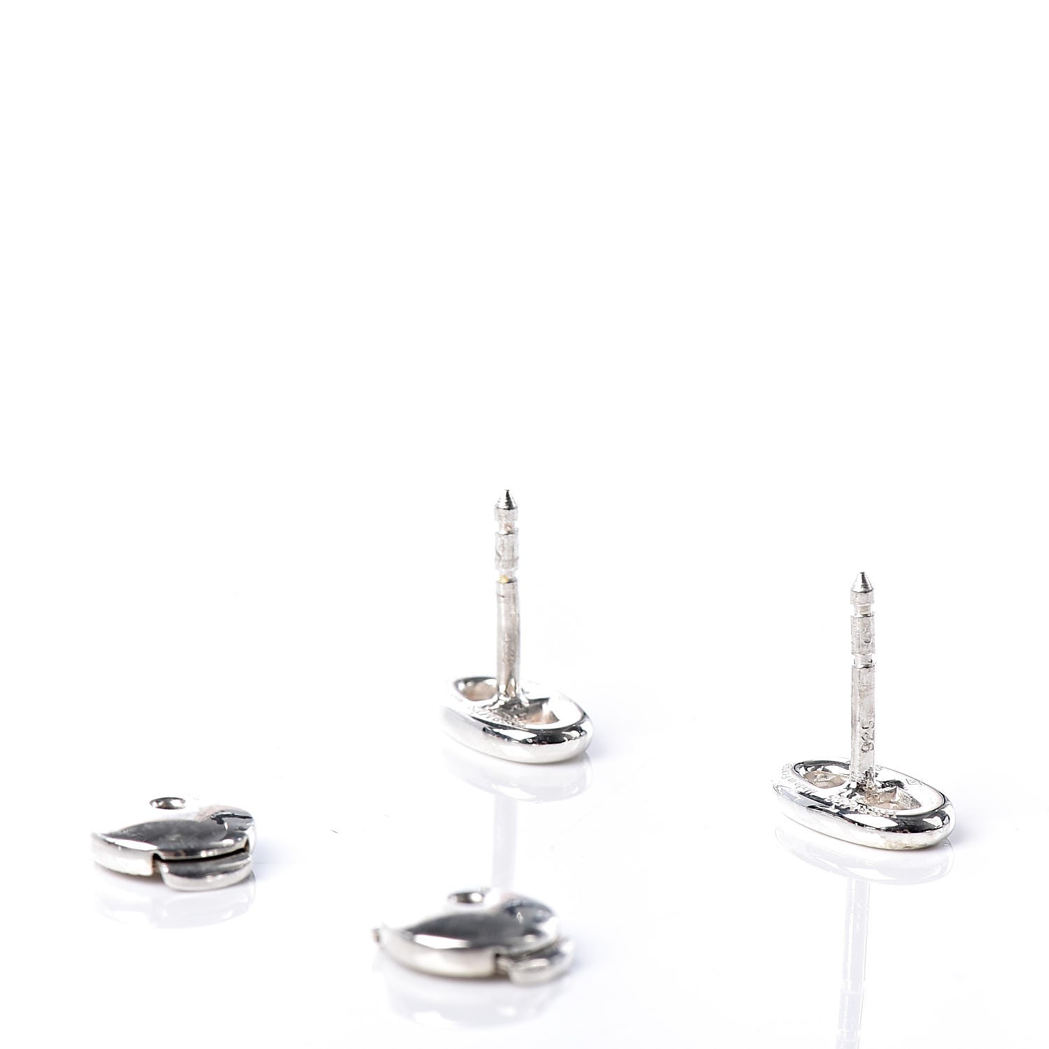 Hermes Sterling Silver TPM Farandole Earrings 5 of 6