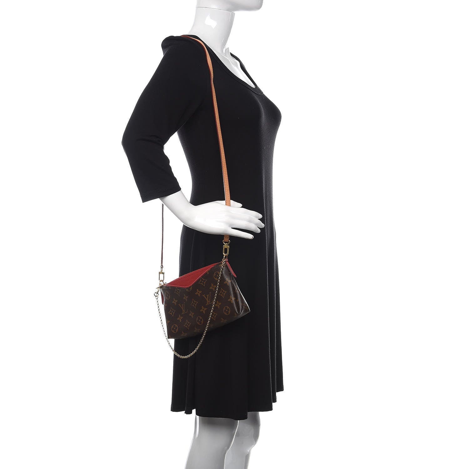 Louis Vuitton Monogram Pallas Clutch Cherry 2 of 10