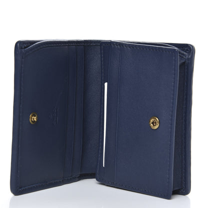 Gucci Canvas Flora Floral Trapuntata Zumi Card Case Wallet Great White Multicolor Blue Agata 5 of 8