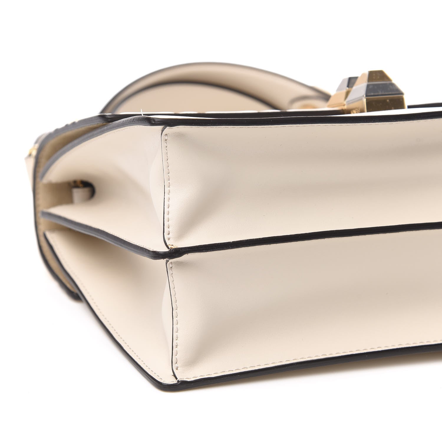 Fendi Vitello Liberty FF 1974 Embossed Kan I Shoulder Bag Camelia 8 of 10