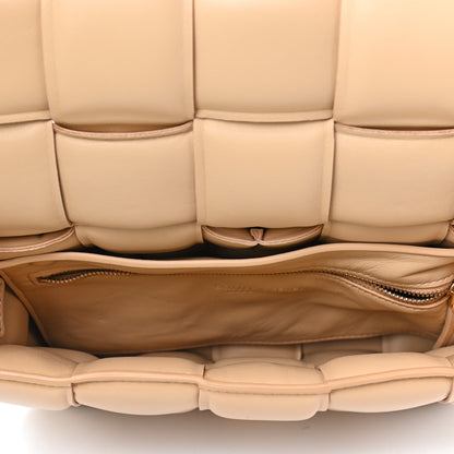 Bottega Veneta Nappa Maxi Intreccio Padded Cassette Crossbody Bag Almond 4 of 4