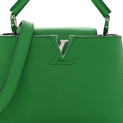 Louis Vuitton Taurillon Capucines BB Bamboo Indigo 7 of 9