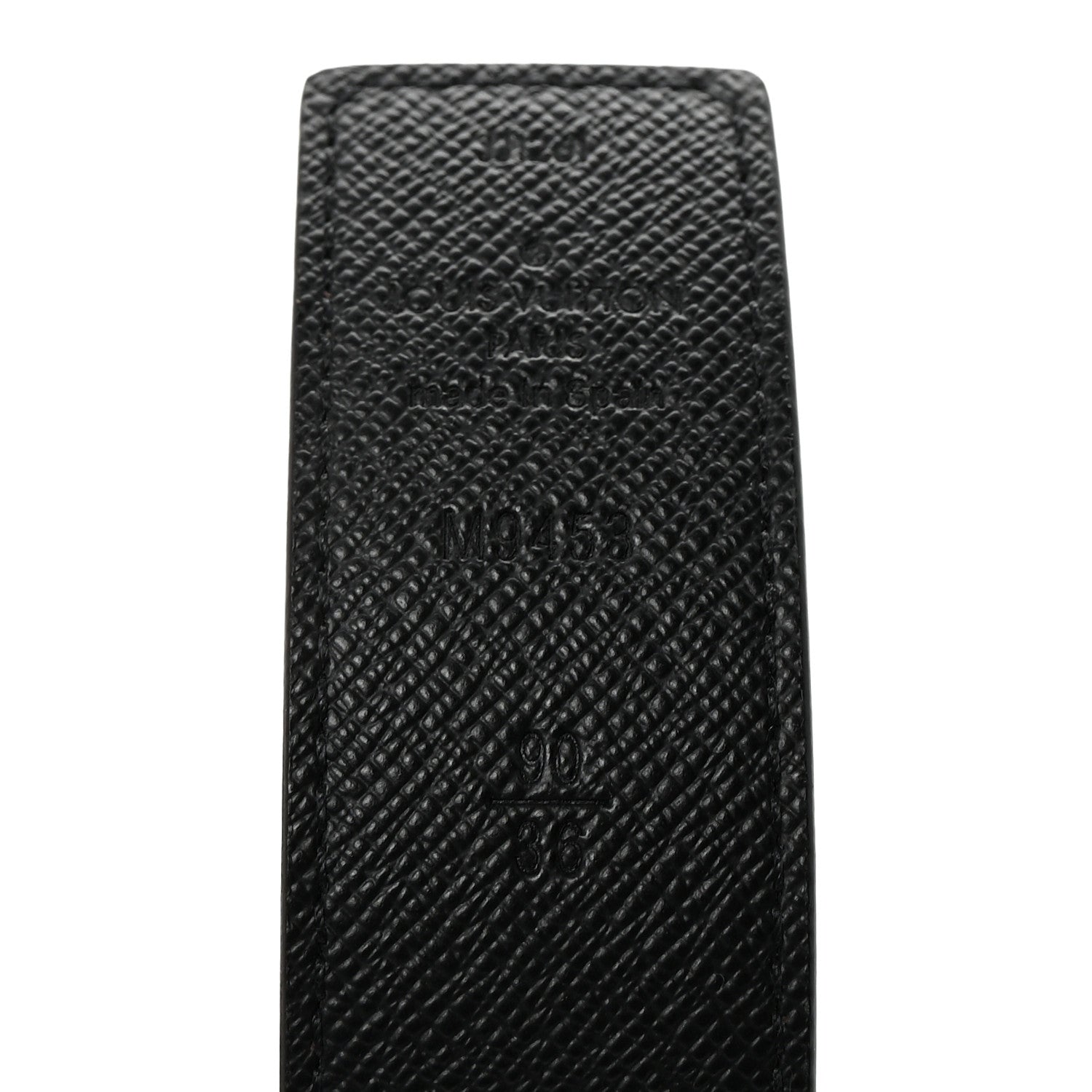 Louis Vuitton Calfskin Monogram 30mm LV Initiales Reversible Belt 90 36 Black 7 of 8