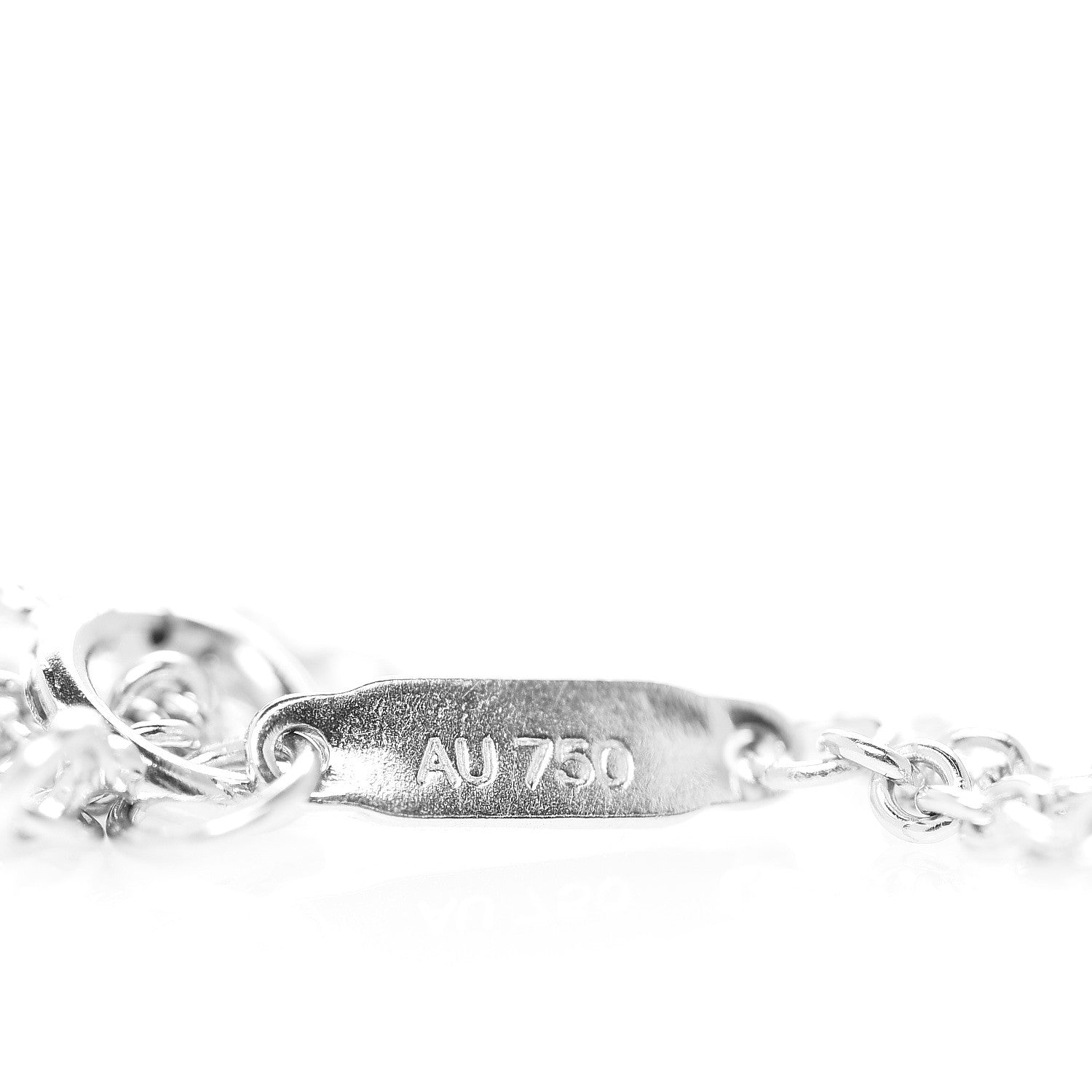 Tiffany 18K White Gold Diamond Daisy Bracelet 5 of 5