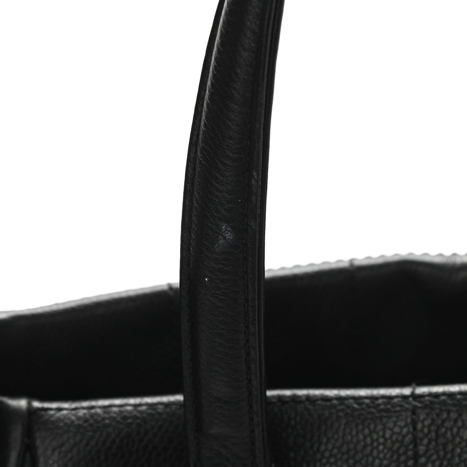 Chanel Caviar Square Stitched Tote Black 11 of 11