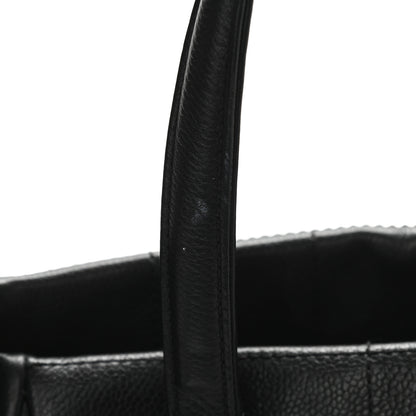 Chanel Caviar Square Stitched Tote Black 11 of 11