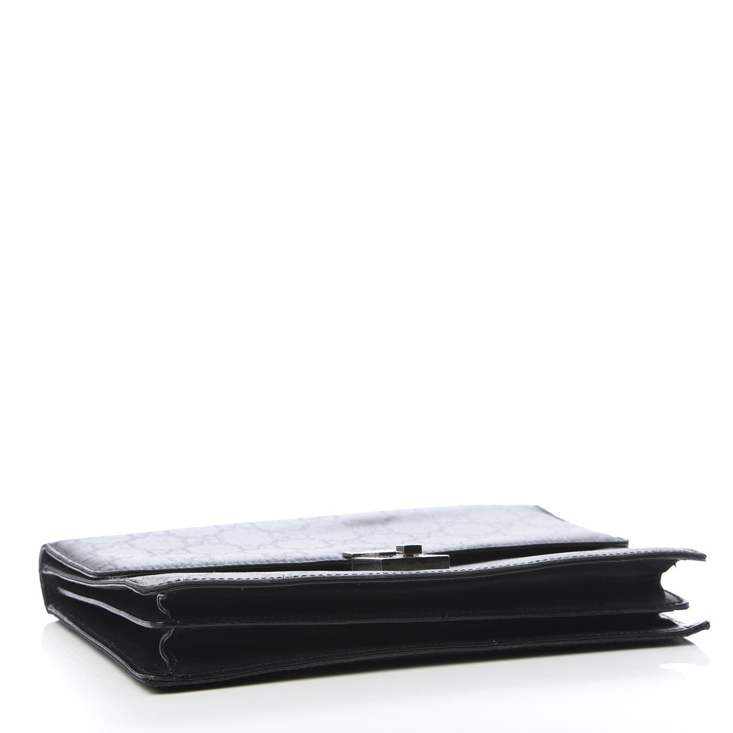 Gucci Monogram Wristlet Clutch Black 4 of 11