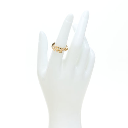 Bulgari 18K Yellow Gold Diamond Serpenti Viper Pave Ring L 2 of 4
