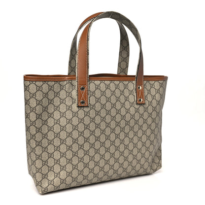 Gucci GG Plus Monogram Medium Signature Web Loop Tote Brown 3 of 10