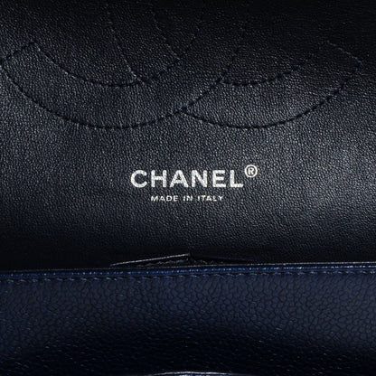 Chanel Caviar Jumbo Double Flap Navy Blue 6 of 9