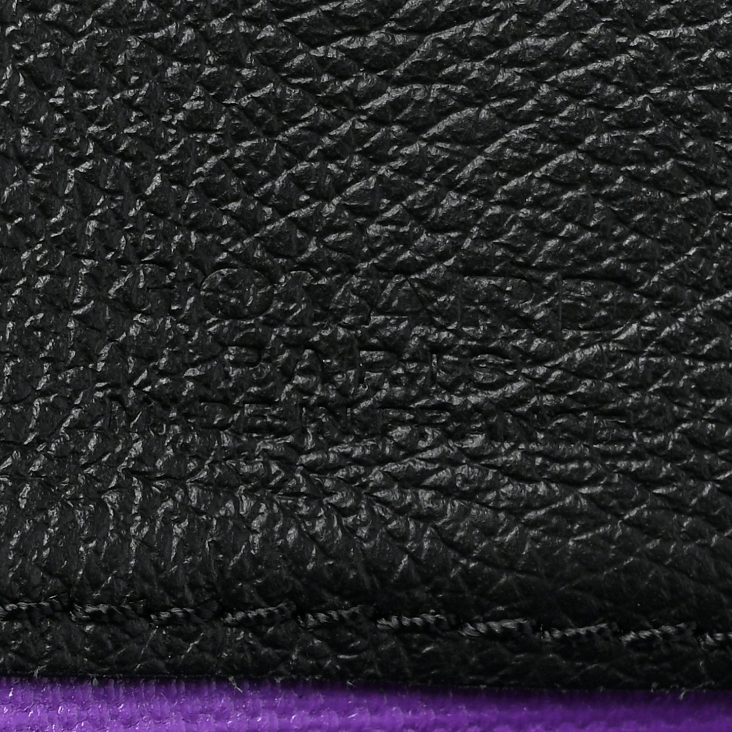 Goyardine Saint Louis Claire Voie PM Black Violet