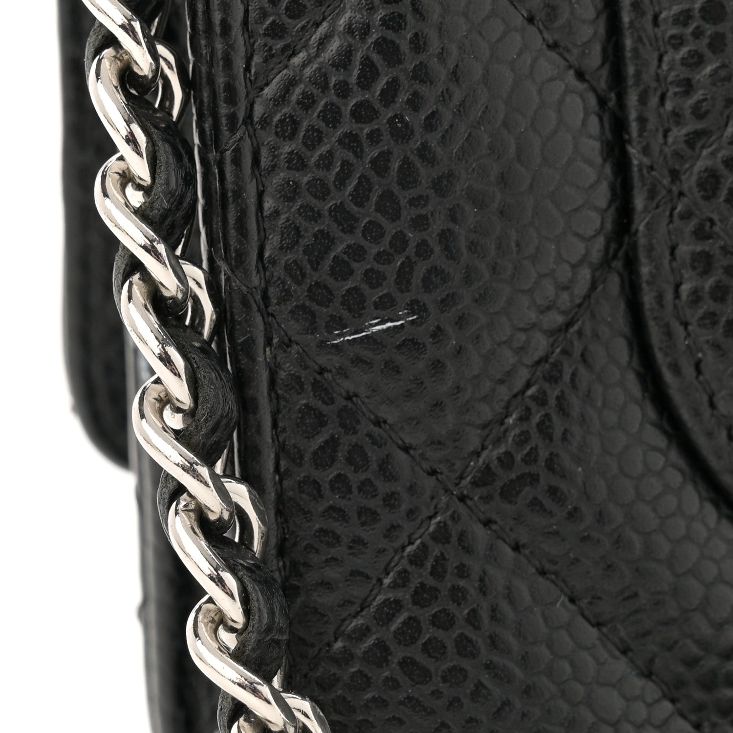 Chanel Caviar Quilted Wallet on Chain WOC Black 16 of 17