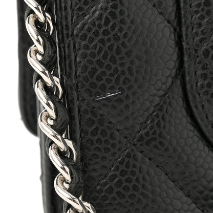 Chanel Caviar Quilted Wallet on Chain WOC Black 16 of 17