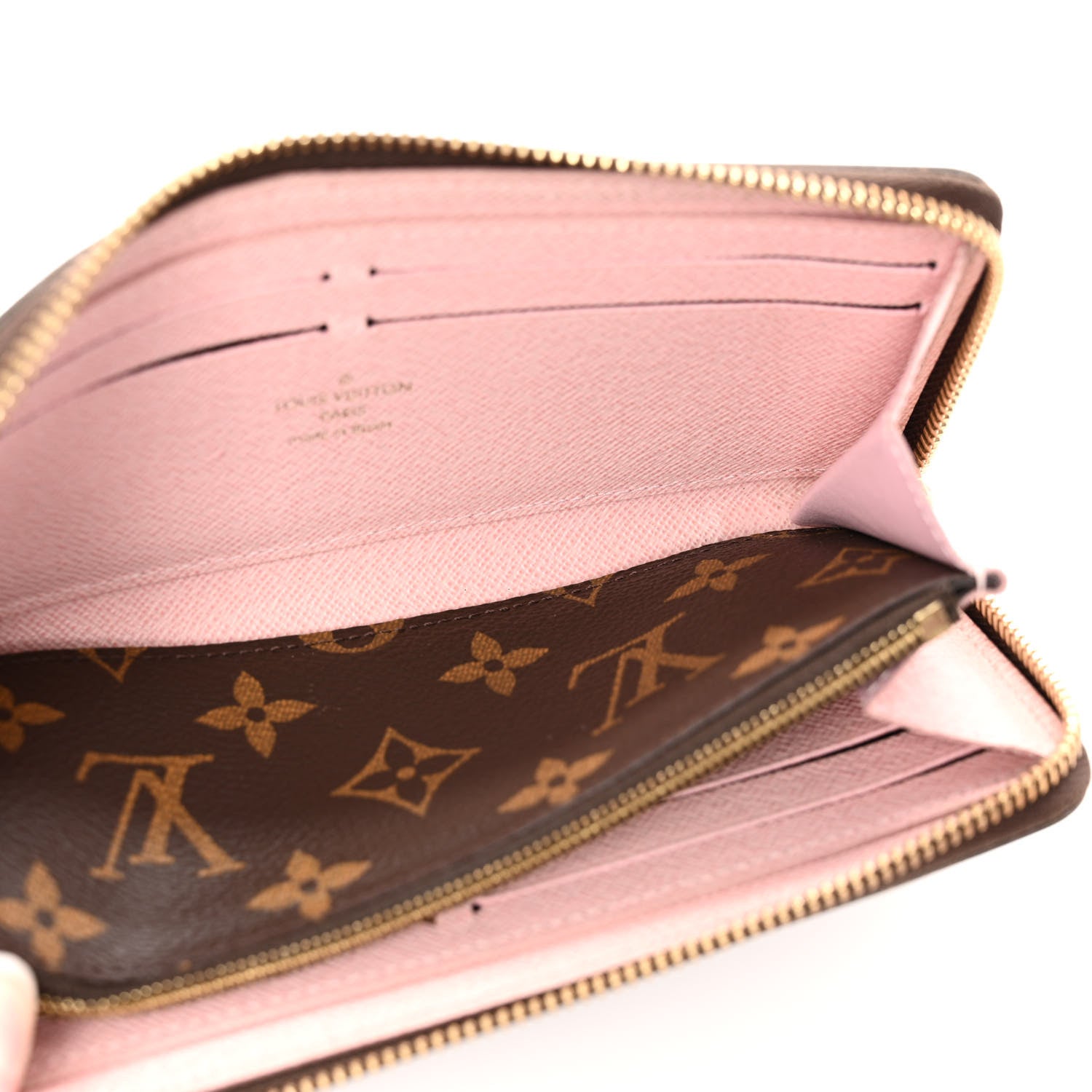Louis Vuitton Monogram Clemence Wallet Rose Ballerine 5 of 11