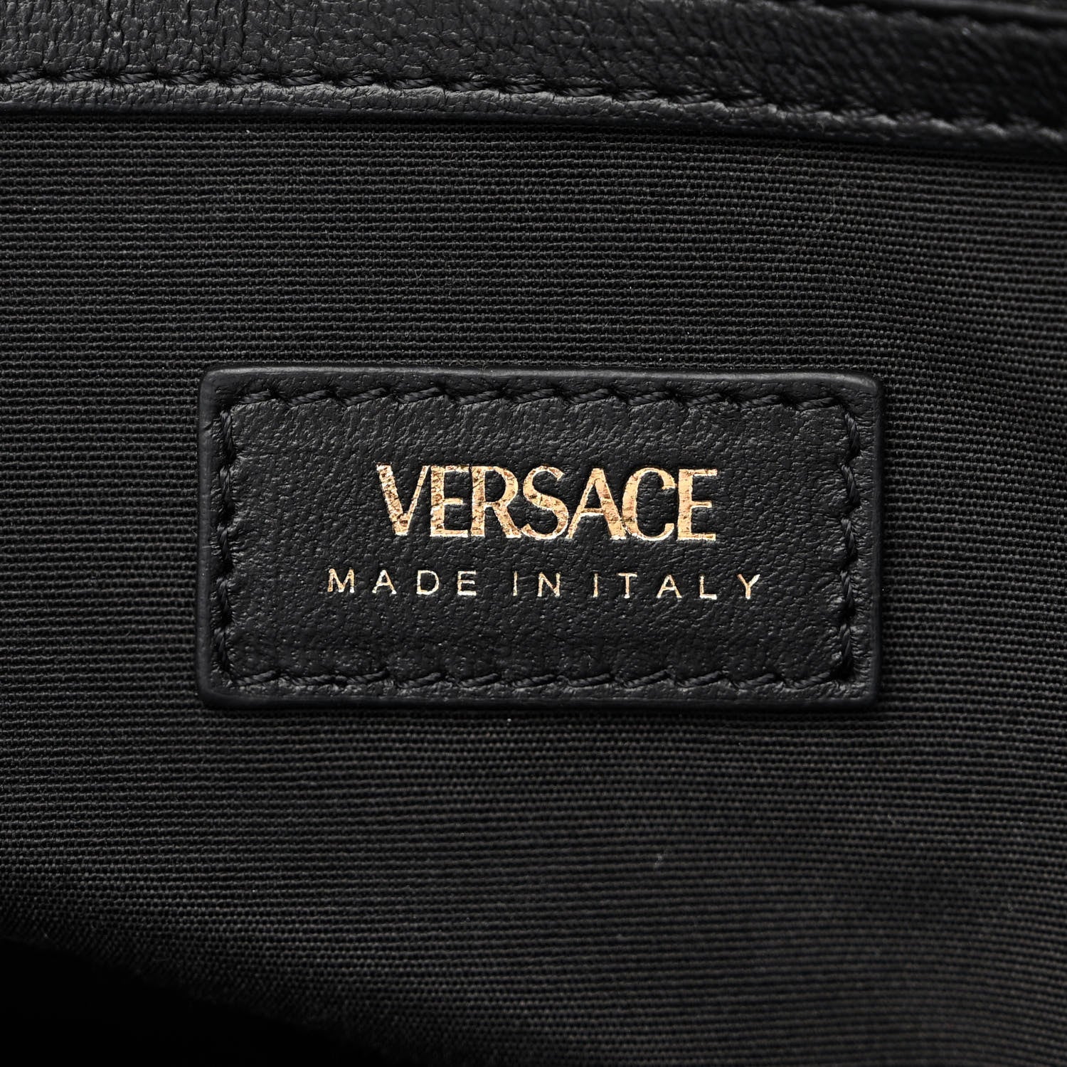 Versace Nappa Quilted La Medusa Chain Tote Black 6 of 10