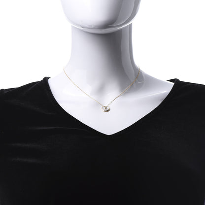 Cartier 18K Yellow Gold Diamond Mother of Pearl XS Amulette de Cartier Pendant Necklace 2 of 6