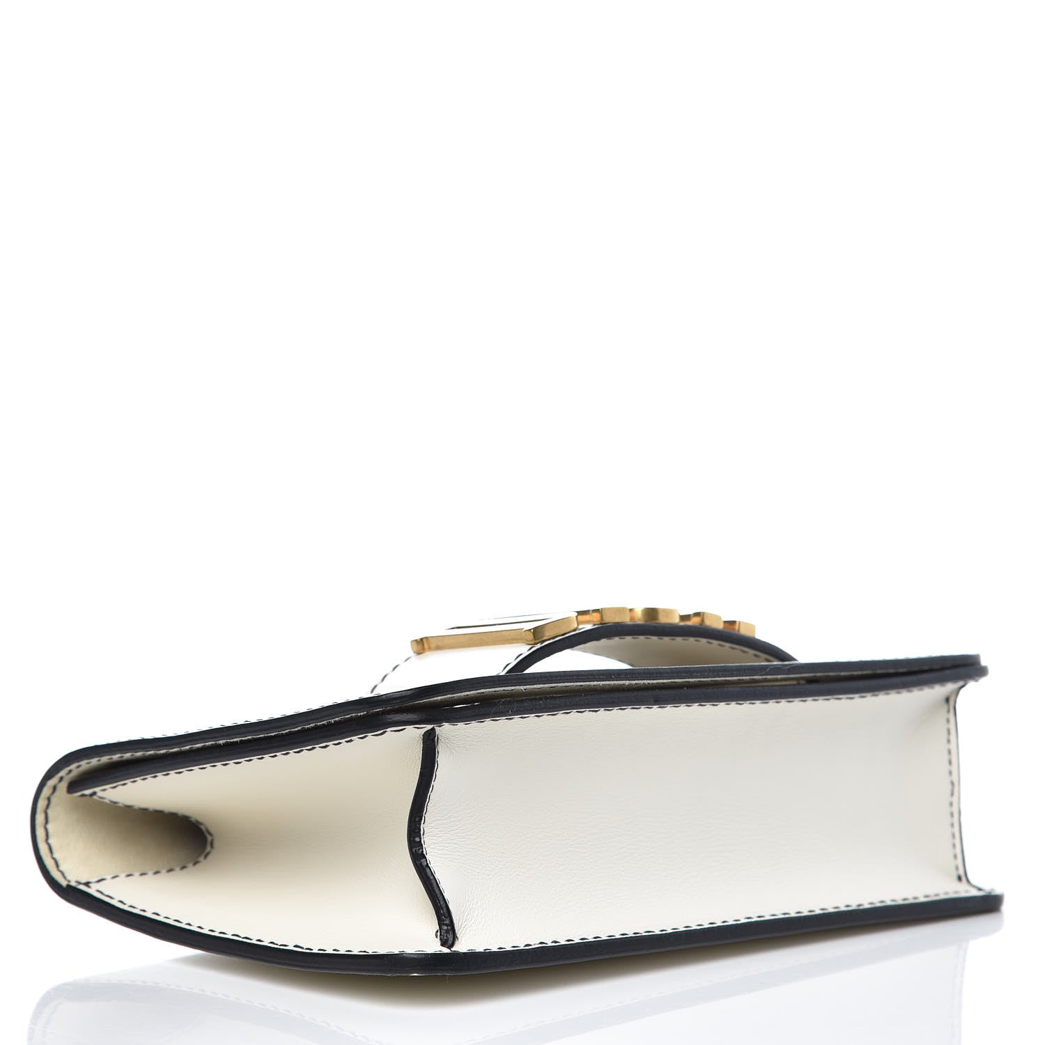 Christian Dior Smooth Calfskin Dio(r)evolution Flap Clutch White 4 of 6