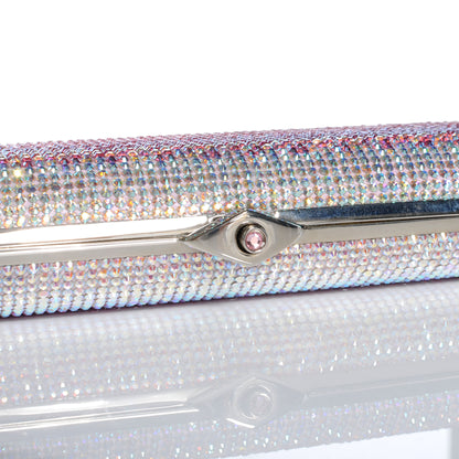 Judith Leiber Crystal Degrade Minaudiere Clutch Pink 5 of 7