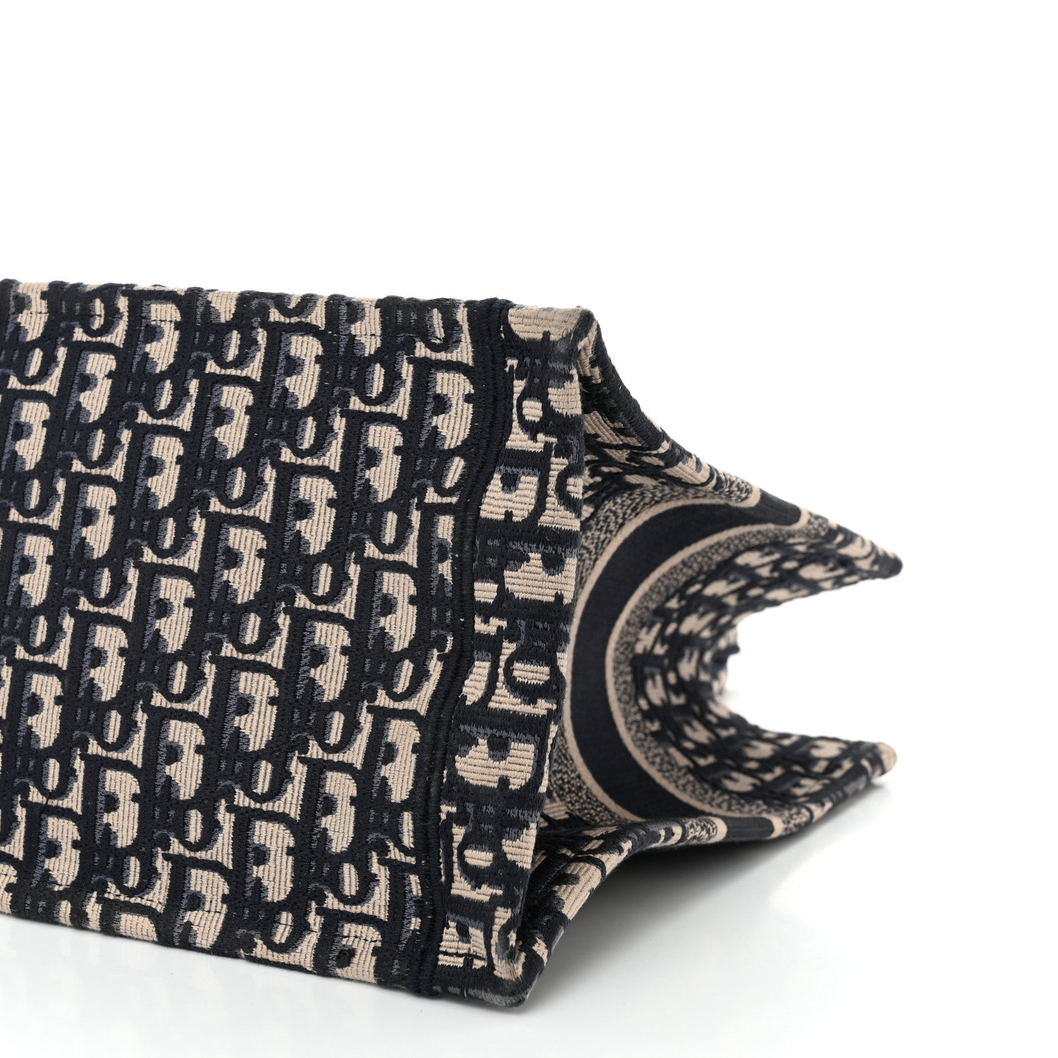 Christian Dior Oblique Medium Book Tote Blue Multicolor 10 of 11