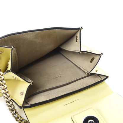 Chloe Suede Calfskin Mini Faye Bracelet Bag Lemonade 6 of 12