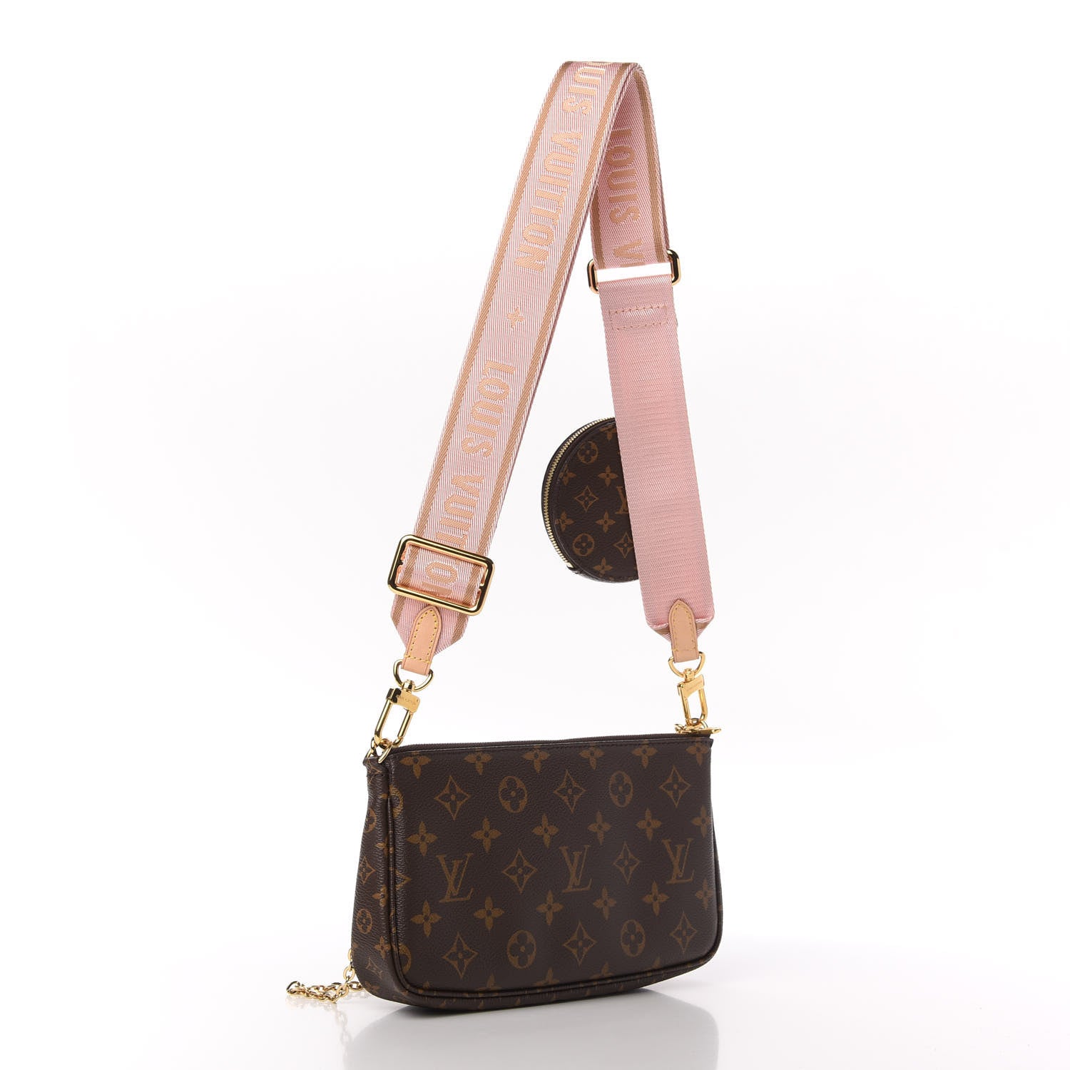 Louis Vuitton Monogram Multi Pochette Accessories Rose Clair 3 of 12