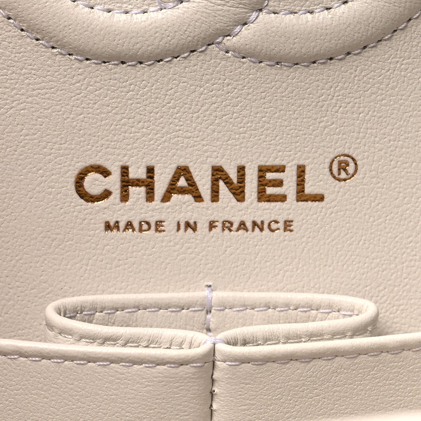 Caviar Quilted Small Double Flap White